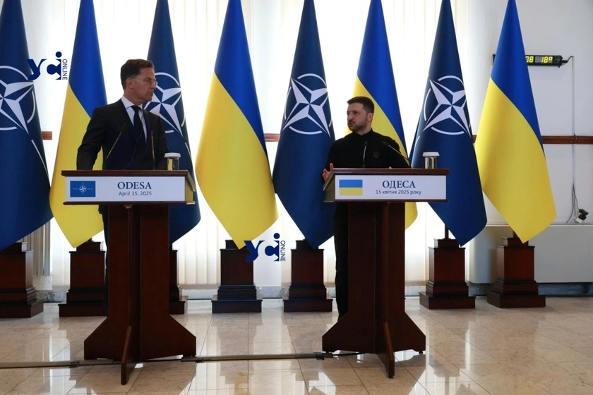 Президент Зеленський та генсек Рютте зустрілися в Одесі – НАТО твердо підтримує Україну (фото)