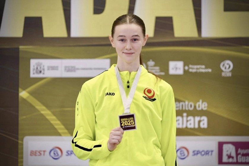 Юна каратистка з Одещини виборола срібло на престижному турнірі Karate 1 – Youth League