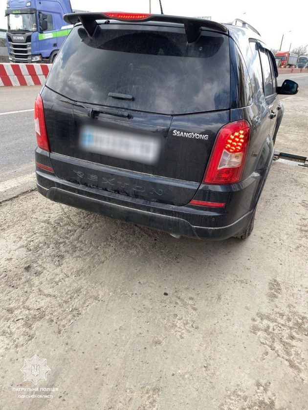 П’яний водій на Одещині намагався втекти від патрульних: його затримали