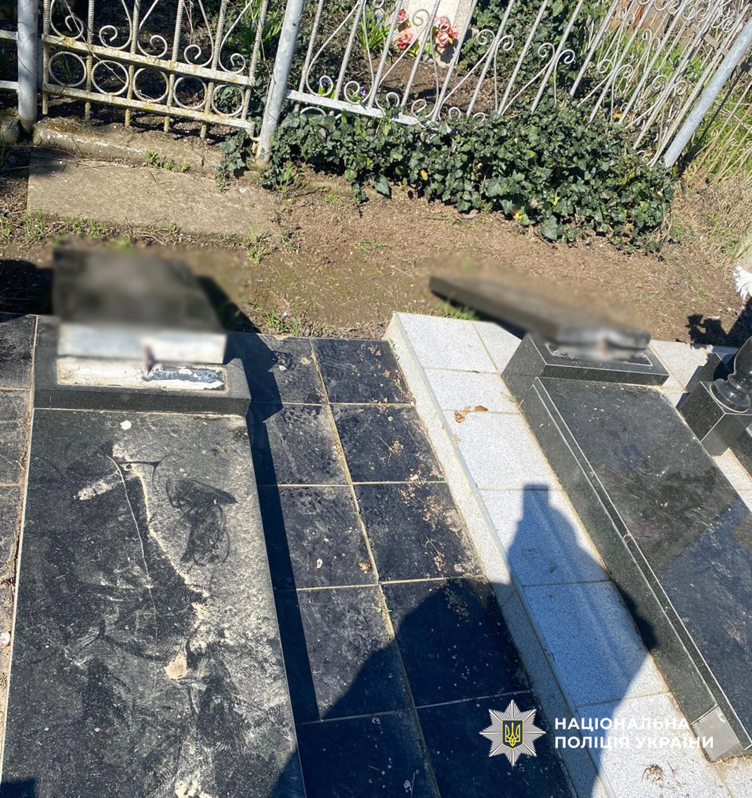 Кілія кладовище пошкодили пам’ятники поліція