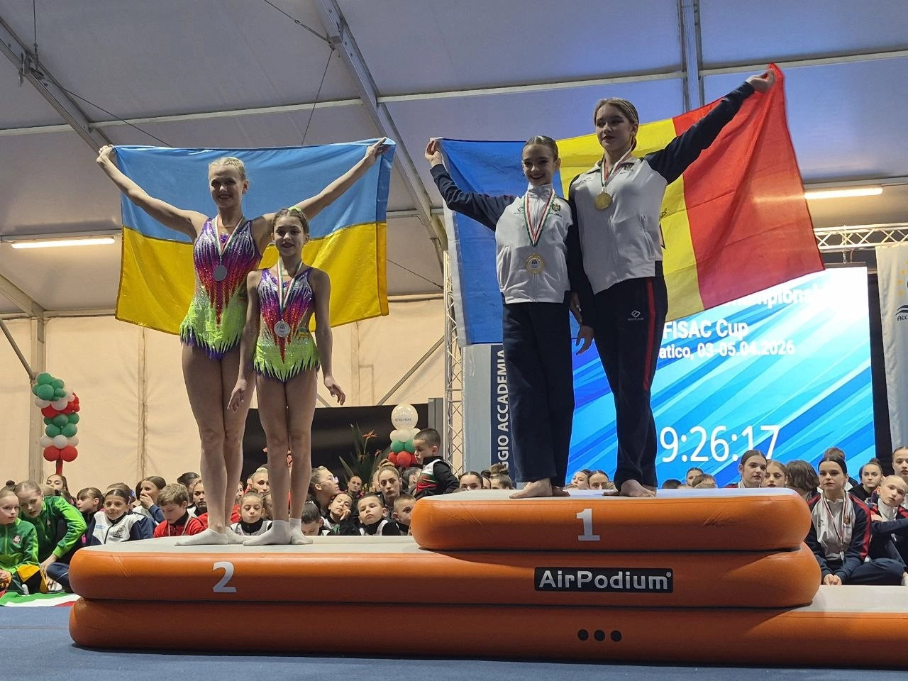 Одеські акробатки здобули медалі міжнародного турніру
