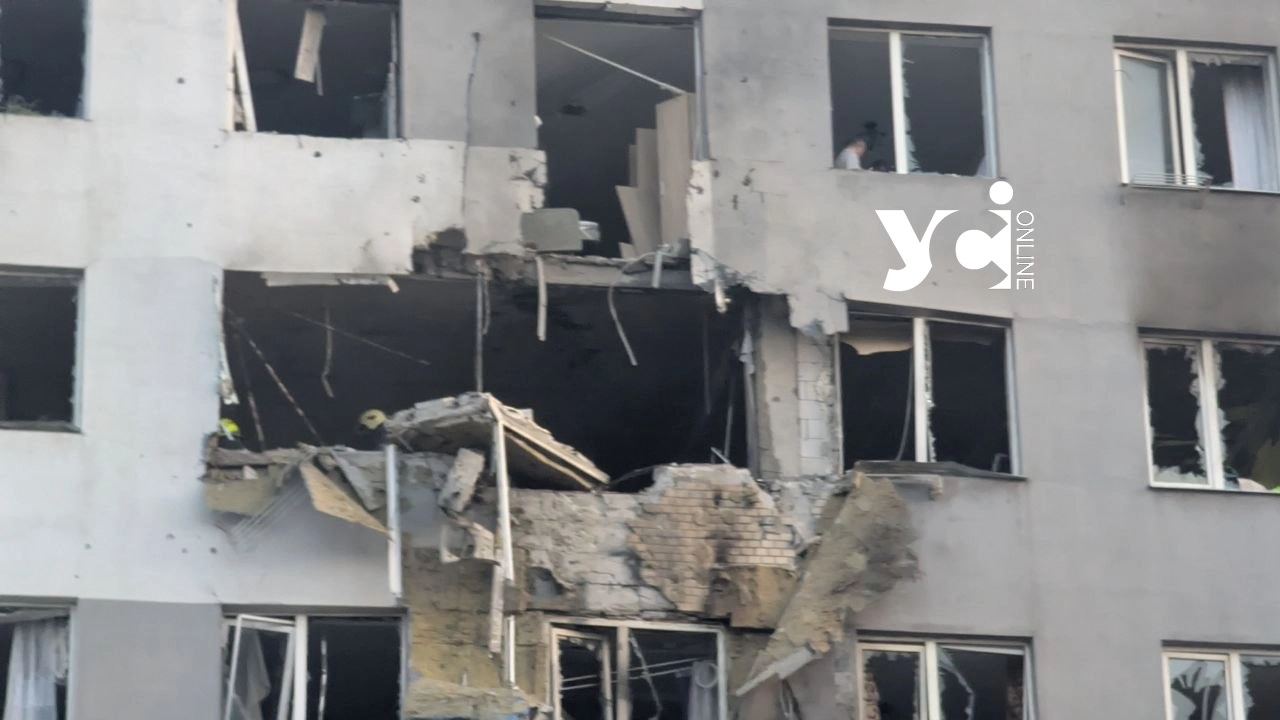 Наслідки влучання "Шахеда" у будинок