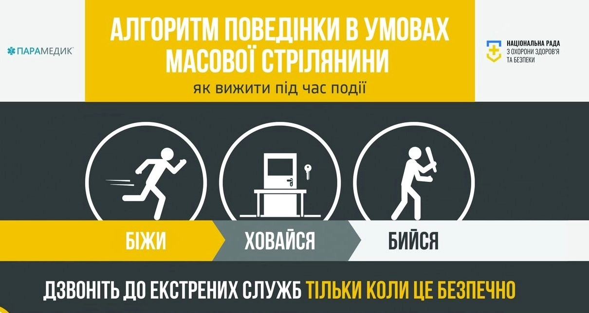 Як вижити під час масової стрілянини