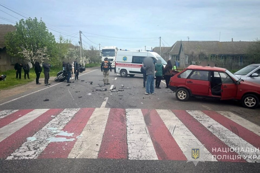 На трасі Одеса – Рені через автотрощу тимчасово ускладнений рух транспорту
