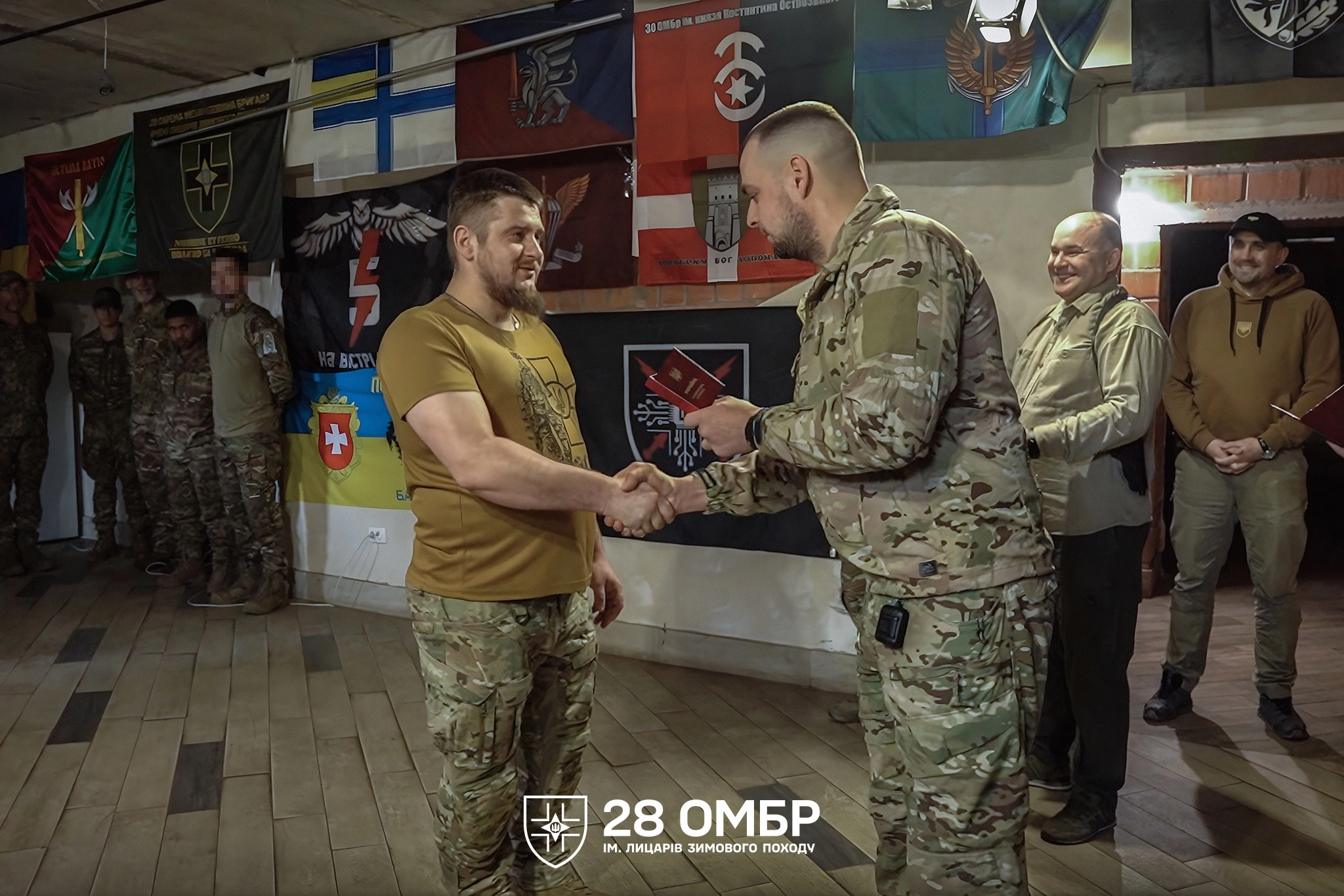 У 28-й ОМБр вперше нагородили іноземних бійців