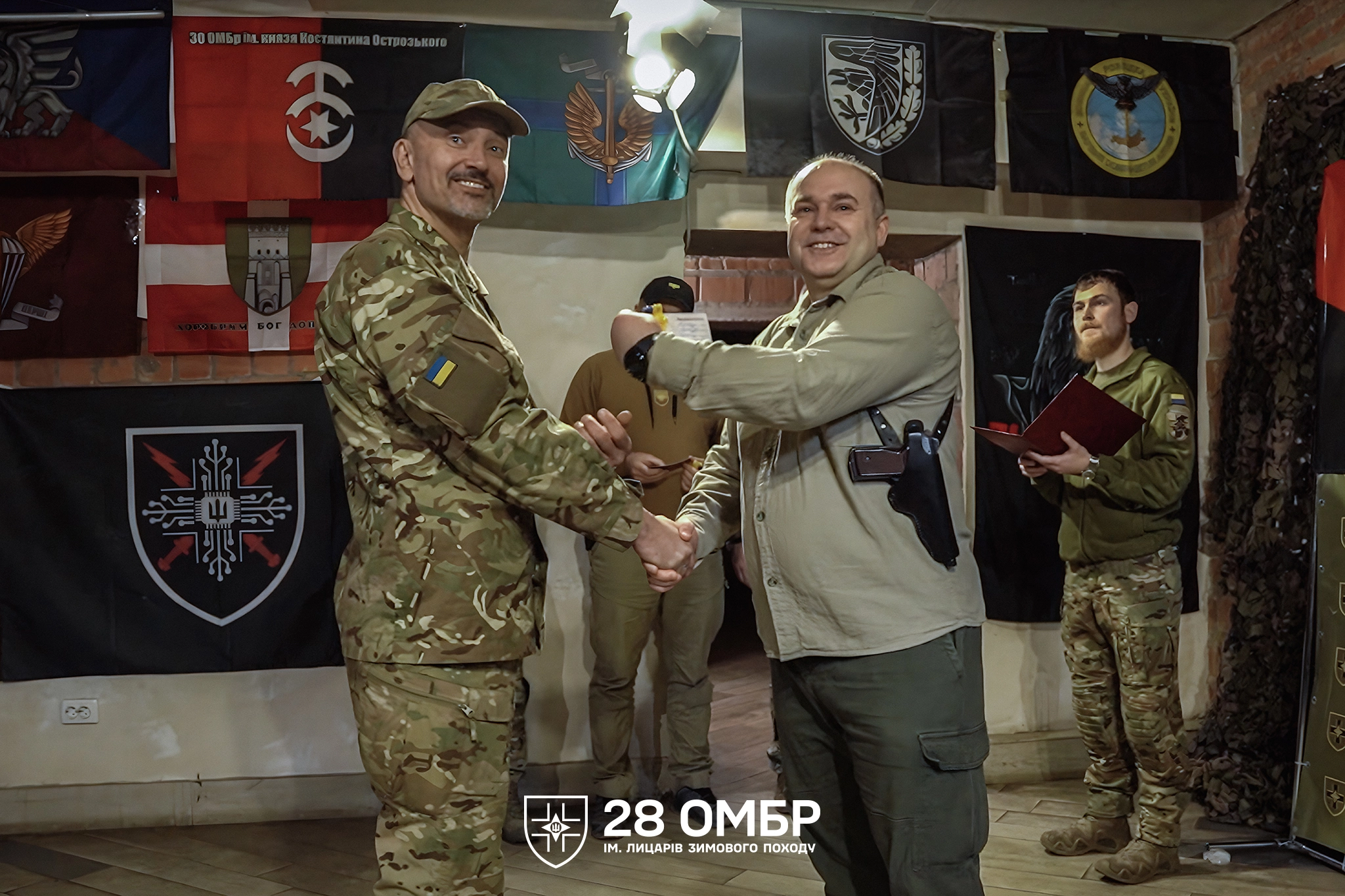 У 28-й ОМБр вперше нагородили іноземних бійців