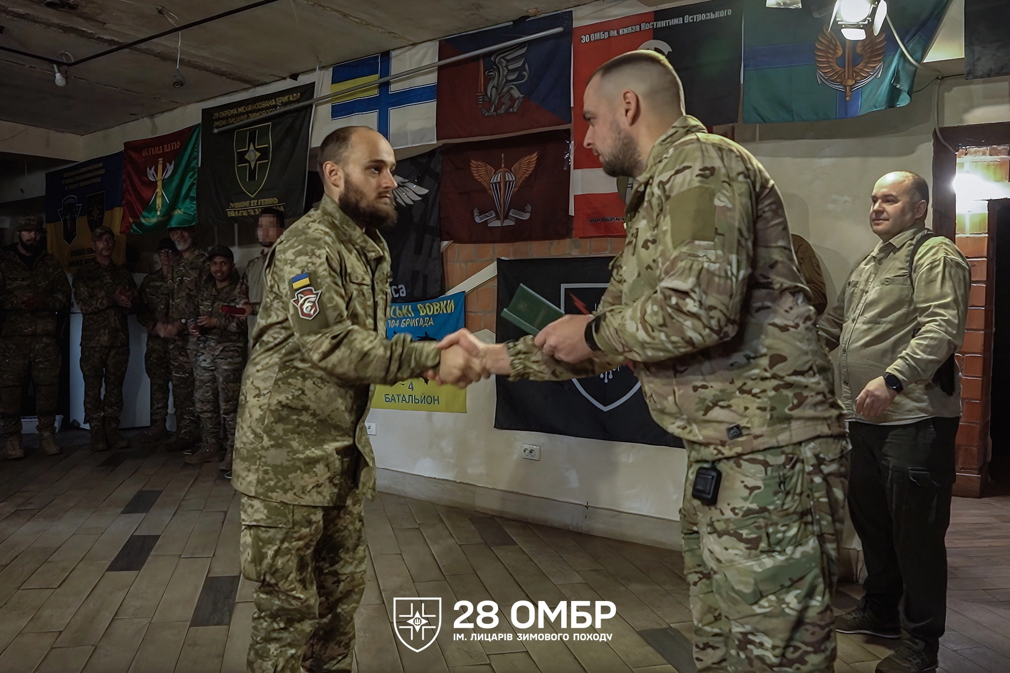 У 28-й ОМБр вперше нагородили іноземних бійців