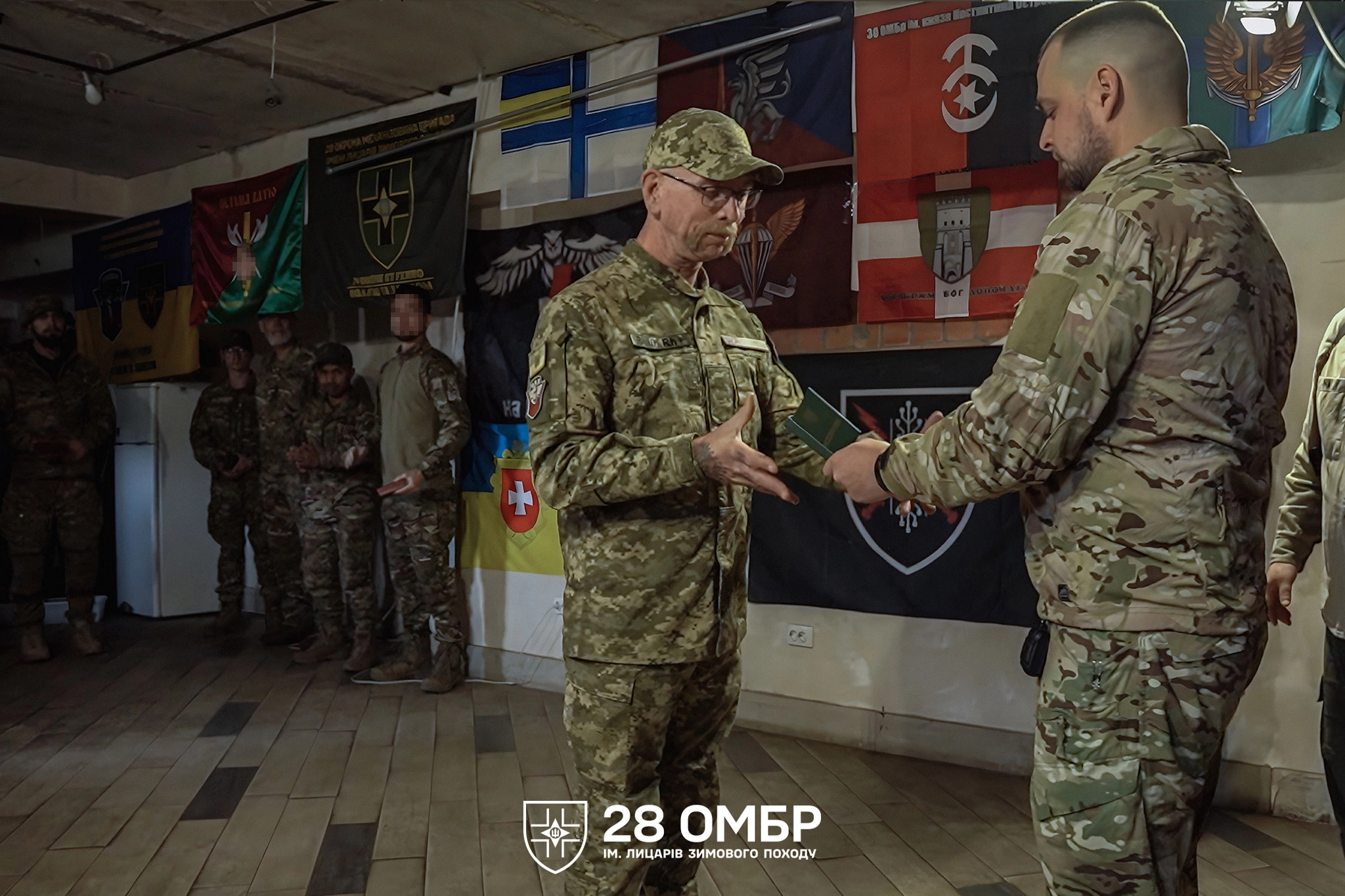 У 28-й ОМБр вперше нагородили іноземних бійців