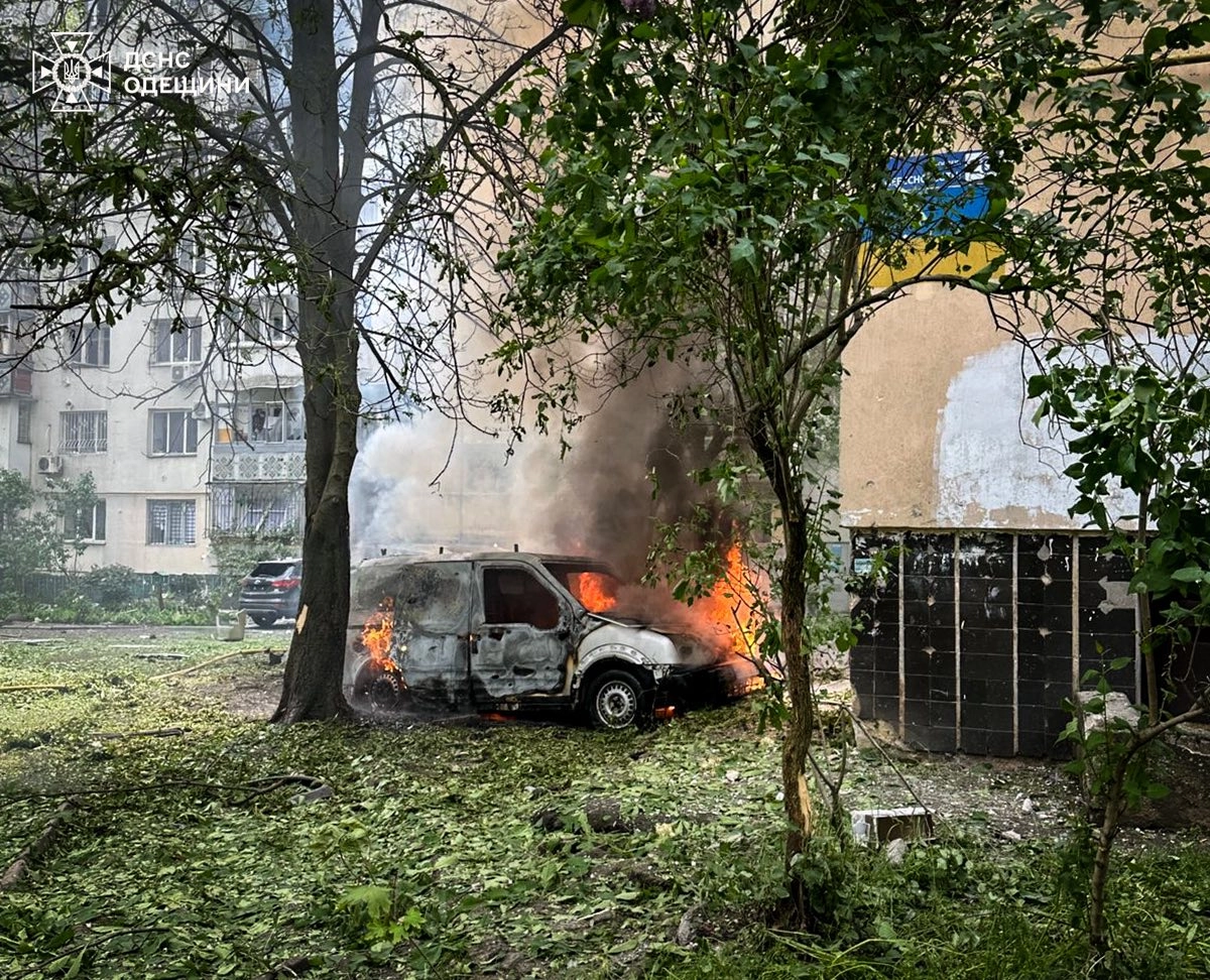 Наслідки російської атаки на Одесу 13 травня