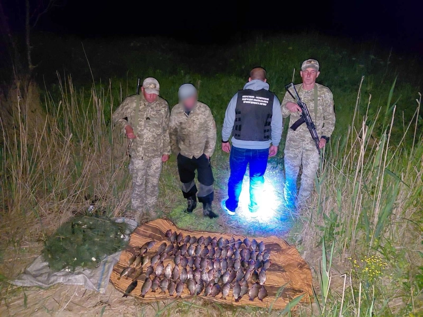 На Одещині браконьєри наловили риби майже на 250 тисяч гривень