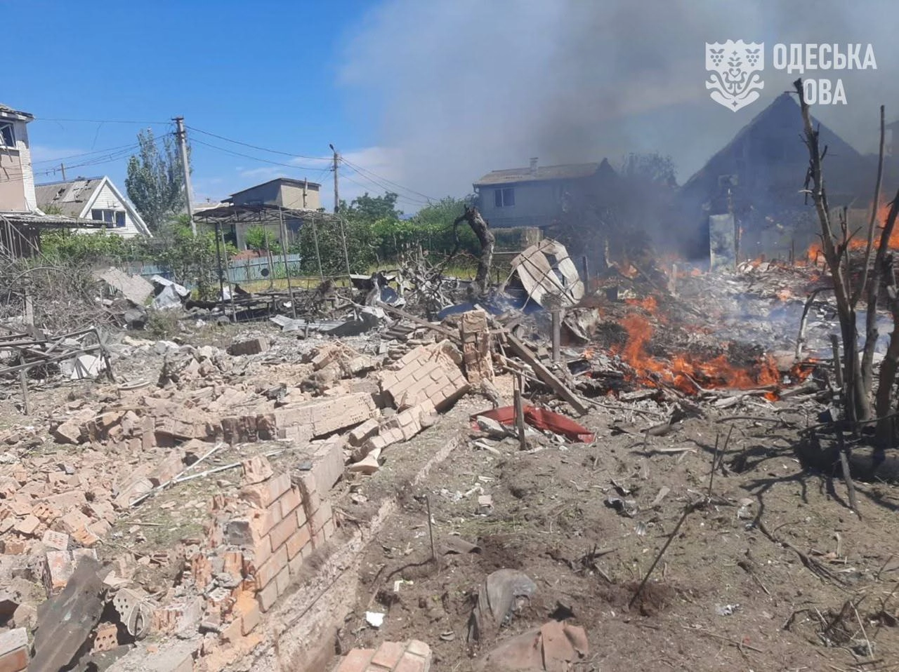 Російська ракета влучила у житлові будинки на півдні Одещини (Оновлено)