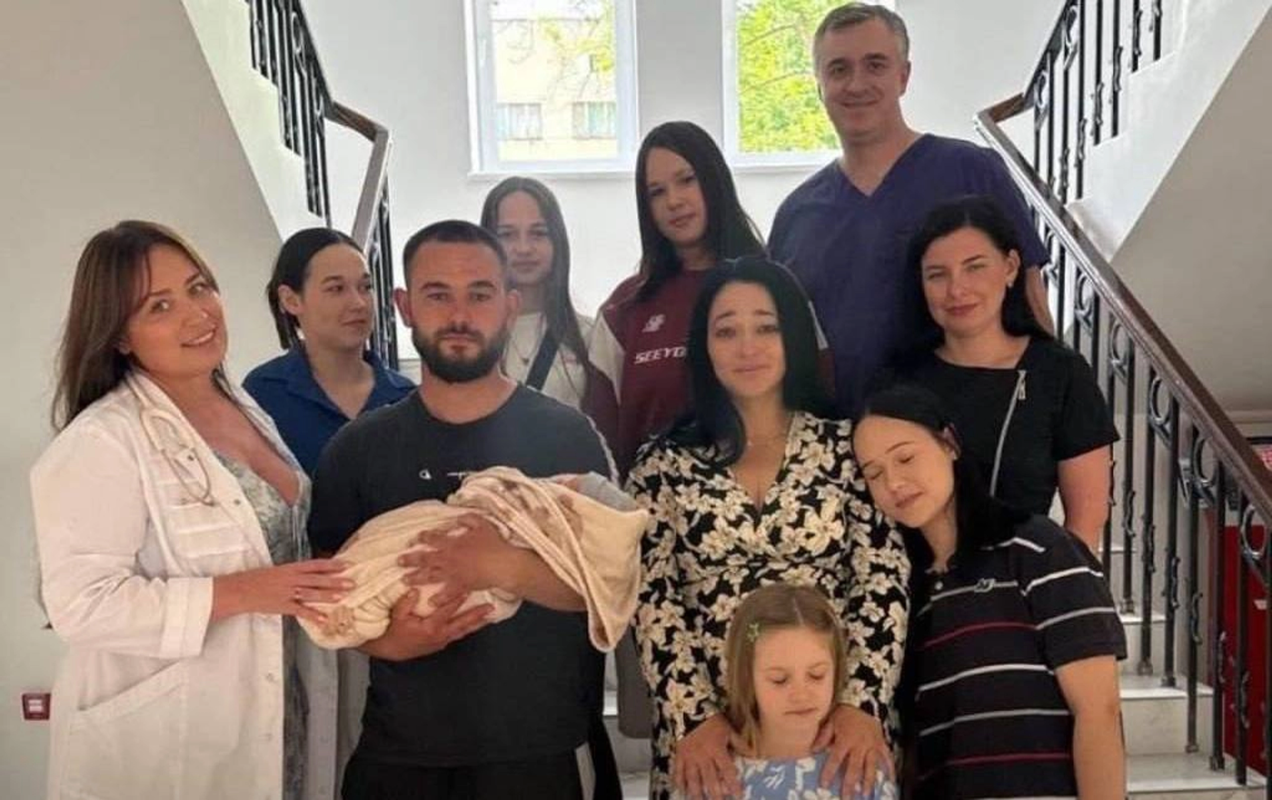 Переселенка з Одещини народила дев’яту дитину