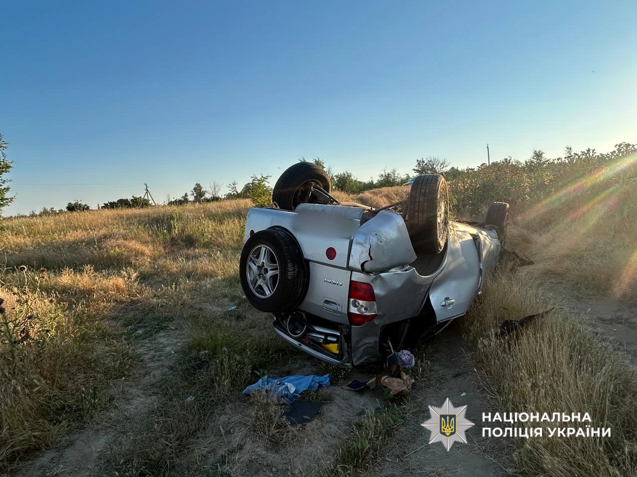 На трасі Болград—Ізмаїл перекинулося авто: постраждали двоє дітей і троє дорослих