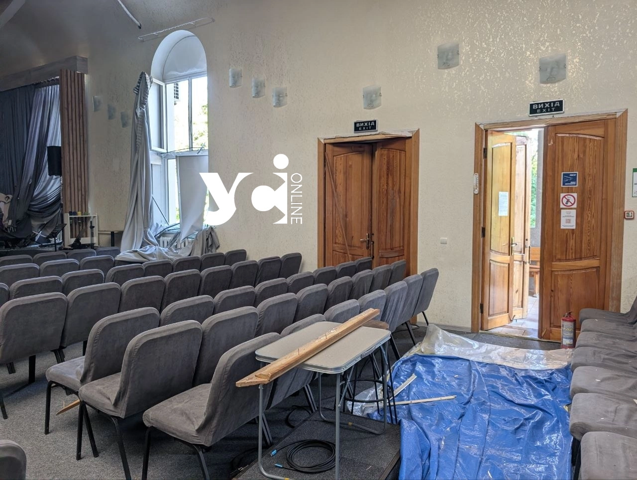 Російський ракетний удар пошкодив Одеську народну церкву