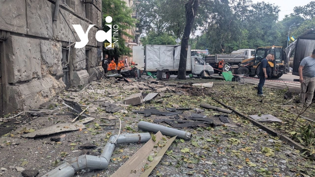 «Трухнуло сильно»: російський реактивний «Шахед» пошкодив історичний будинок на Маразліївській
